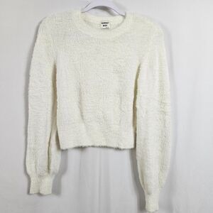 Aritzia Sunday Best Kitten Sweater in White - Size M